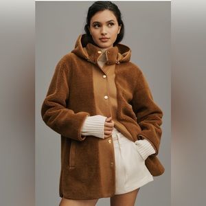 Anthropologie Long Teddy Sherpa Jacket (sold out!)